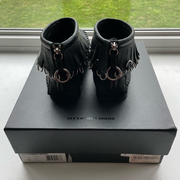 Alexander Wang Montana Moccasins black leather 6.5 - Picture 5 of 12
